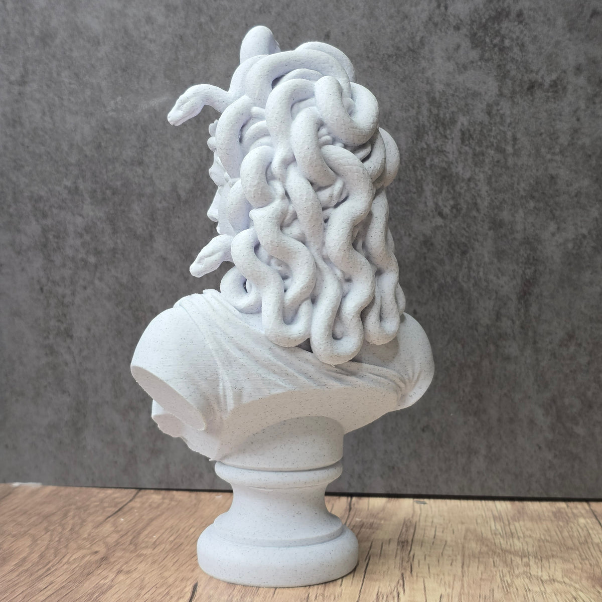 Medusa Bust Statue, Gorgon Snake Goddess Sculpture, Dark Academia Decor