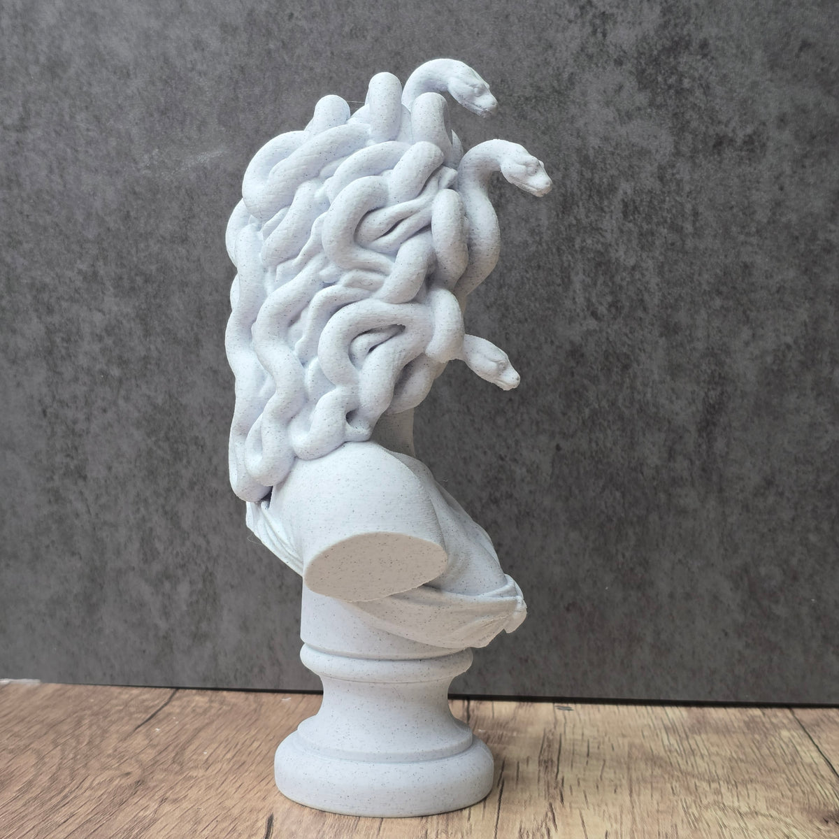 Medusa Bust Statue, Gorgon Snake Goddess Sculpture, Dark Academia Decor