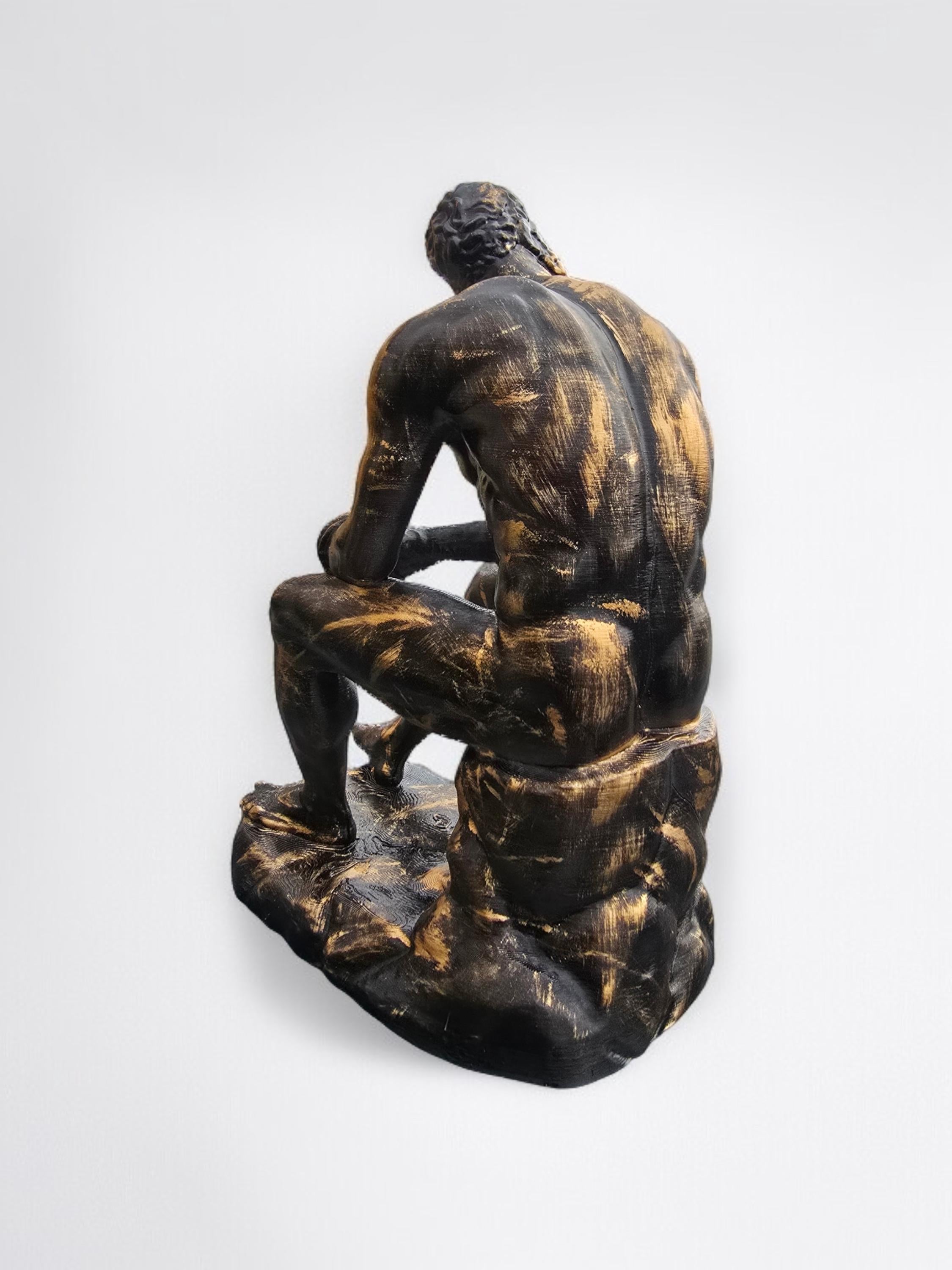 Boxer at Rest Statue