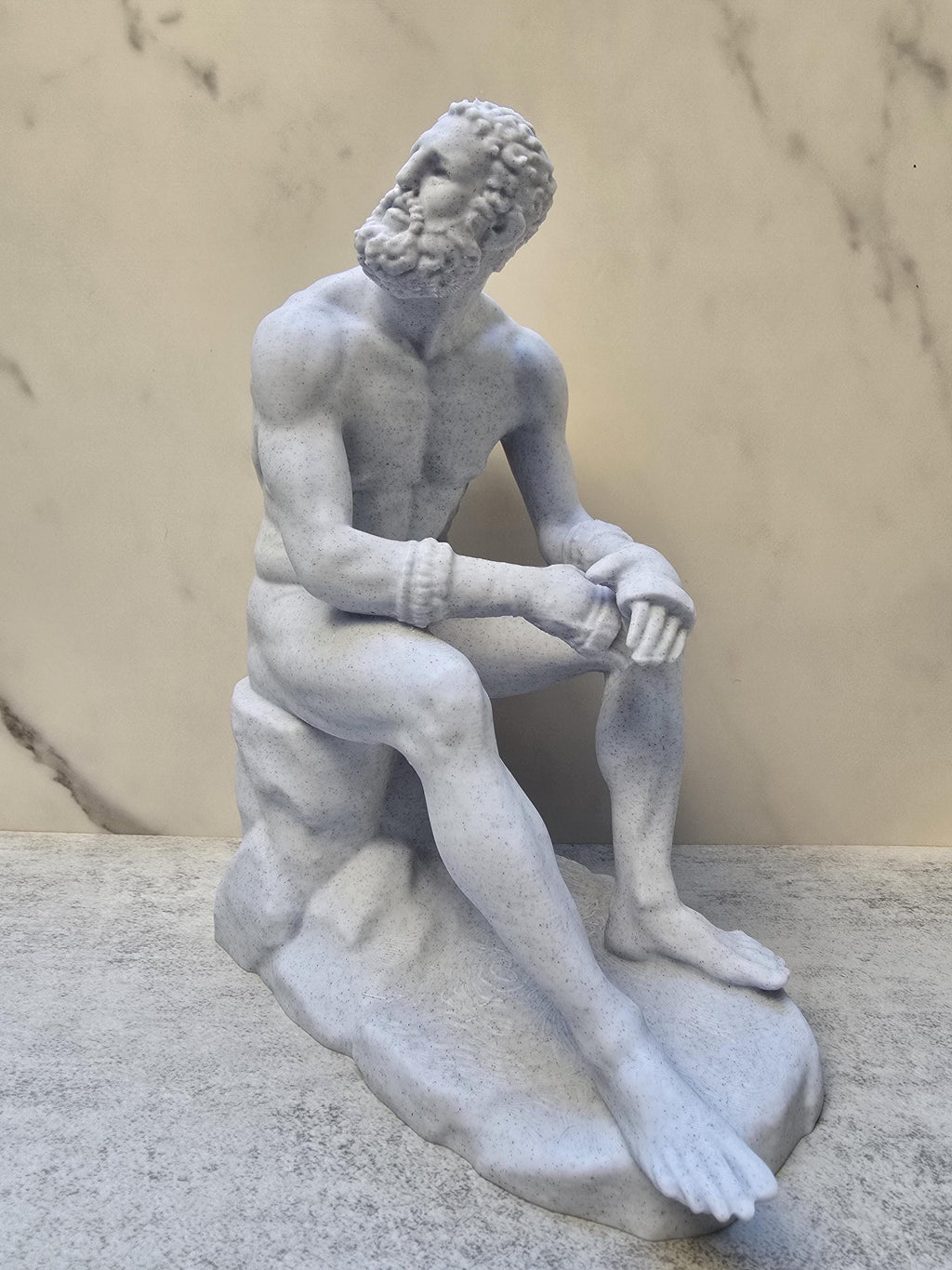 Boxer at Rest Statue