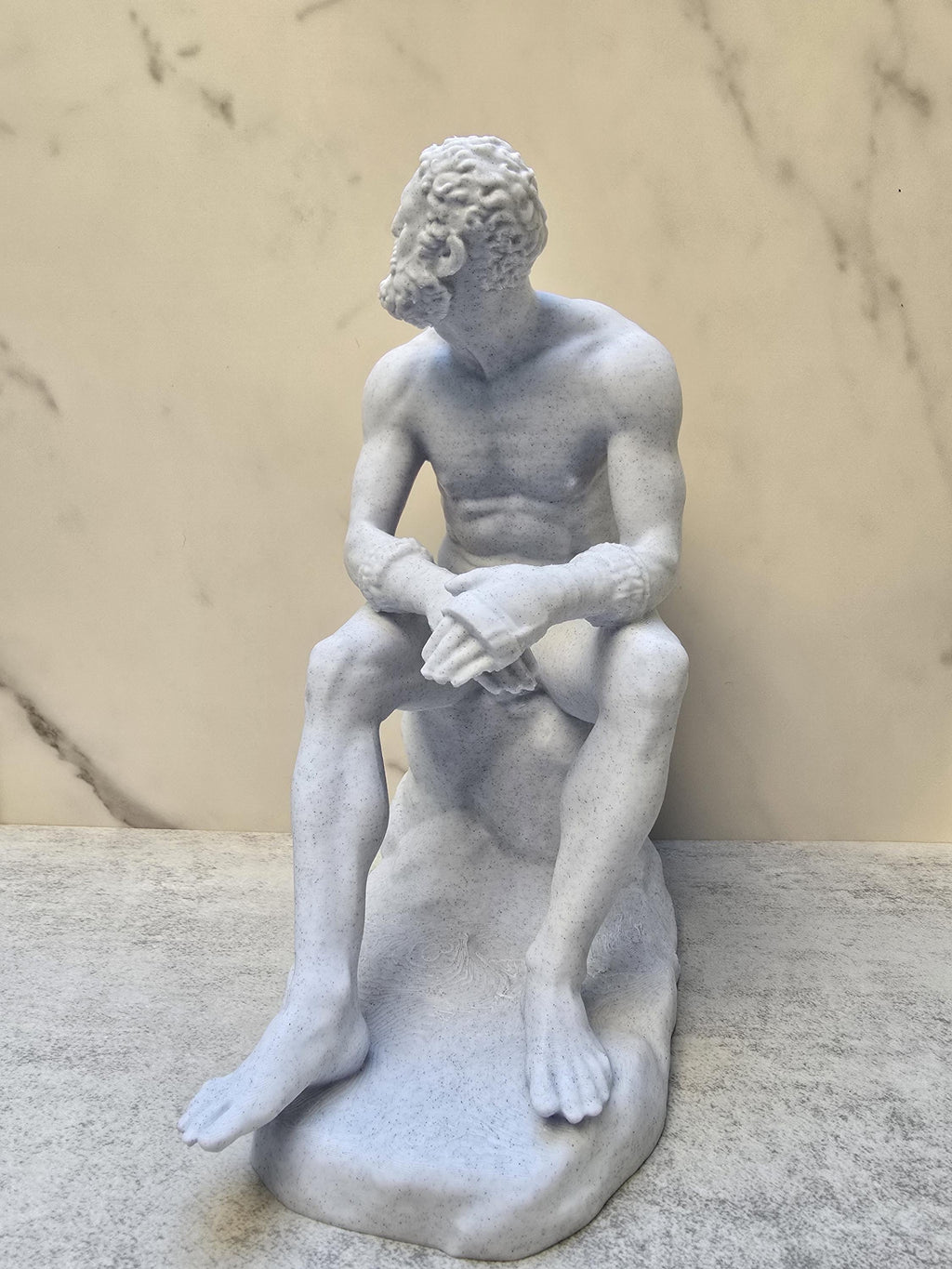 Boxer at Rest Statue
