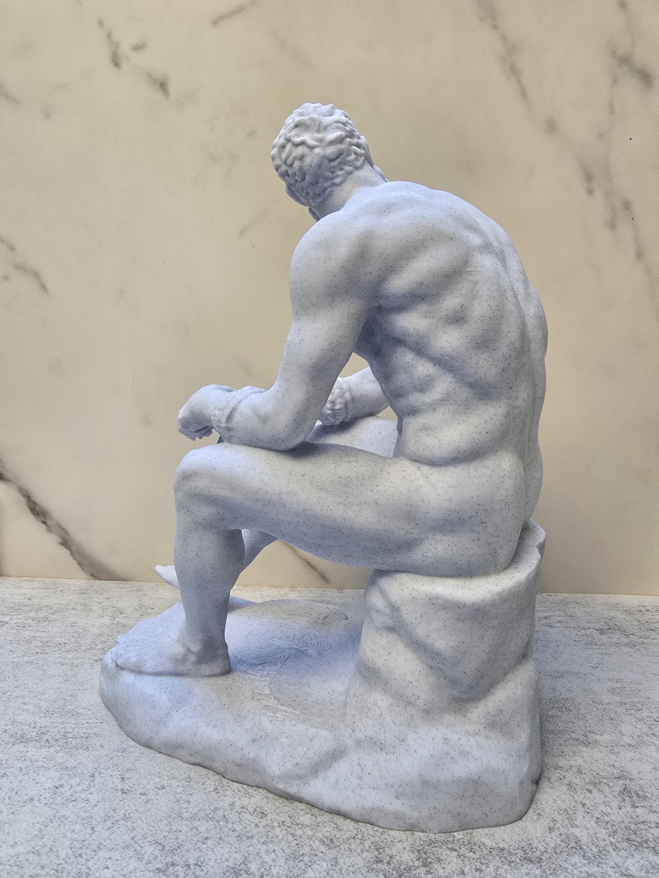 Boxer at Rest Statue