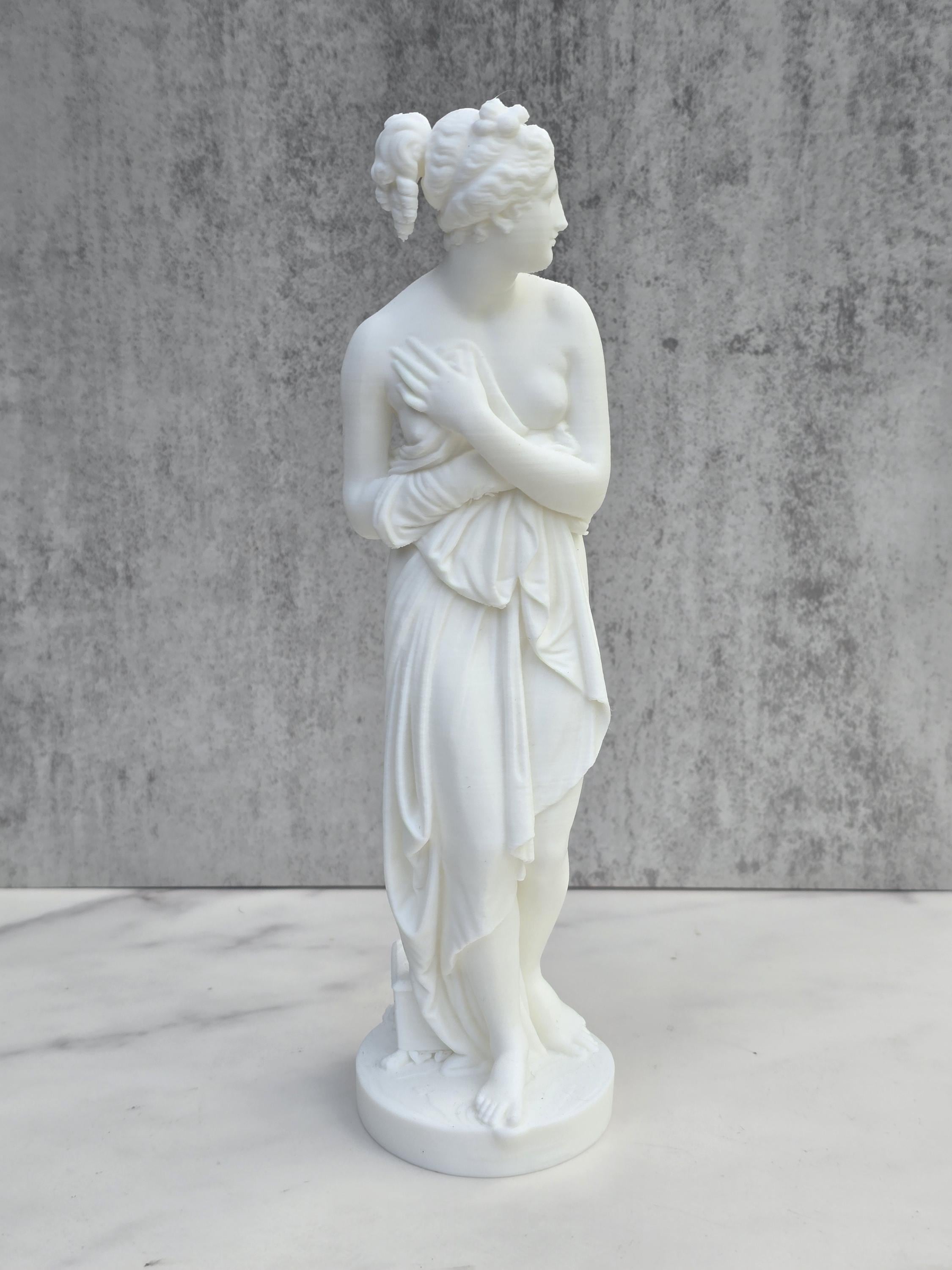 Aphrodite Statue, Venus Italica Sculpture, 3D Printed Greek Roman Love Goddess Decor, Canova Art Replica, Mythology Gift, Home Decor