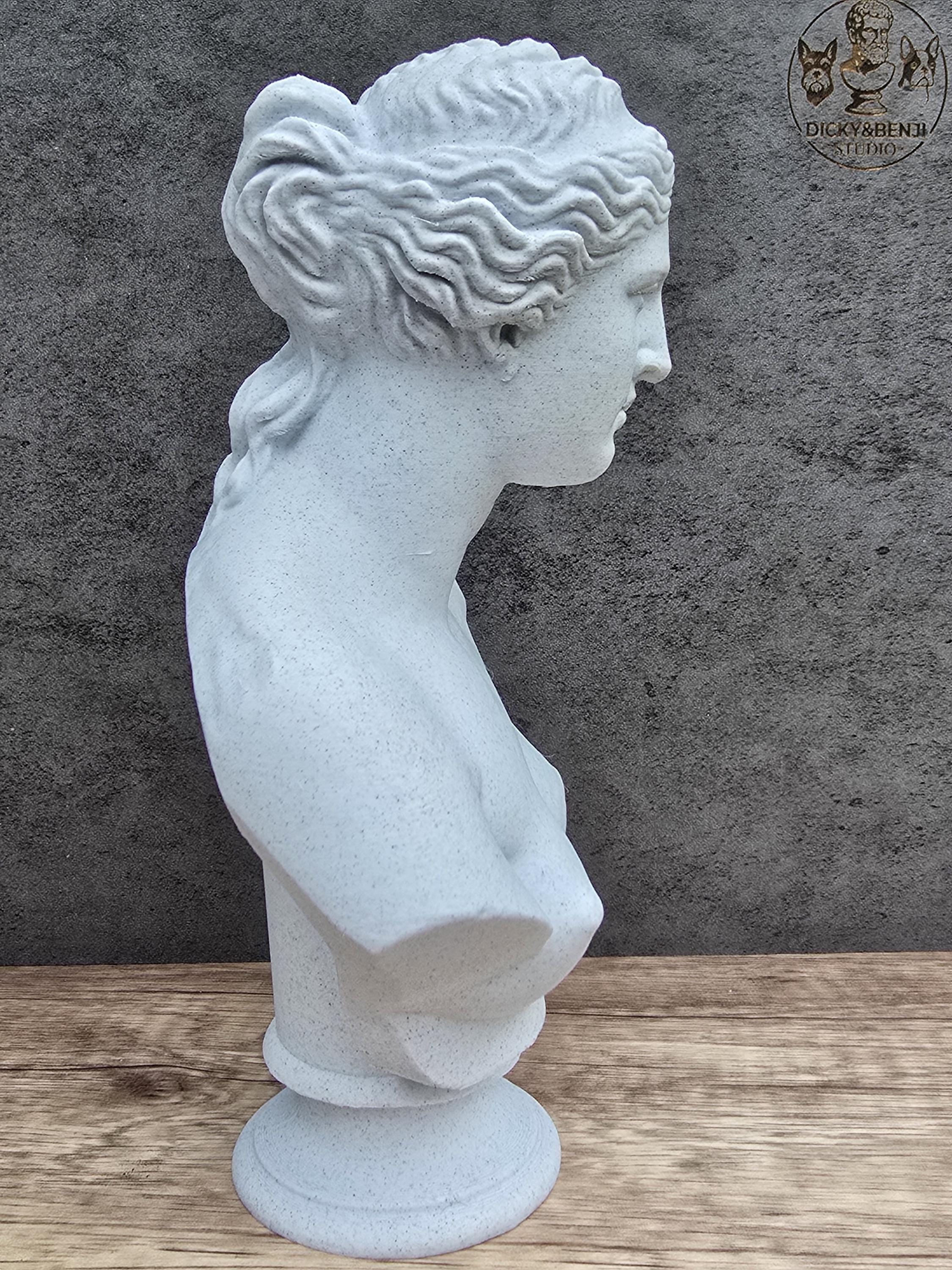 Aphrodite Bust Statue | Venus Greek Roman Goddess Sculpture | Classical Art– 3D Printed