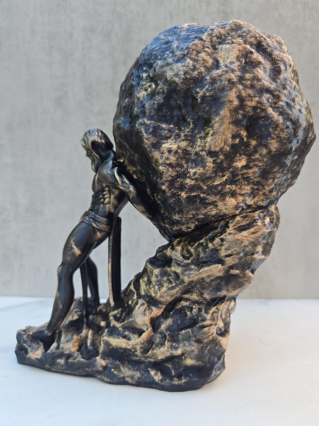 Sisyphus Statue