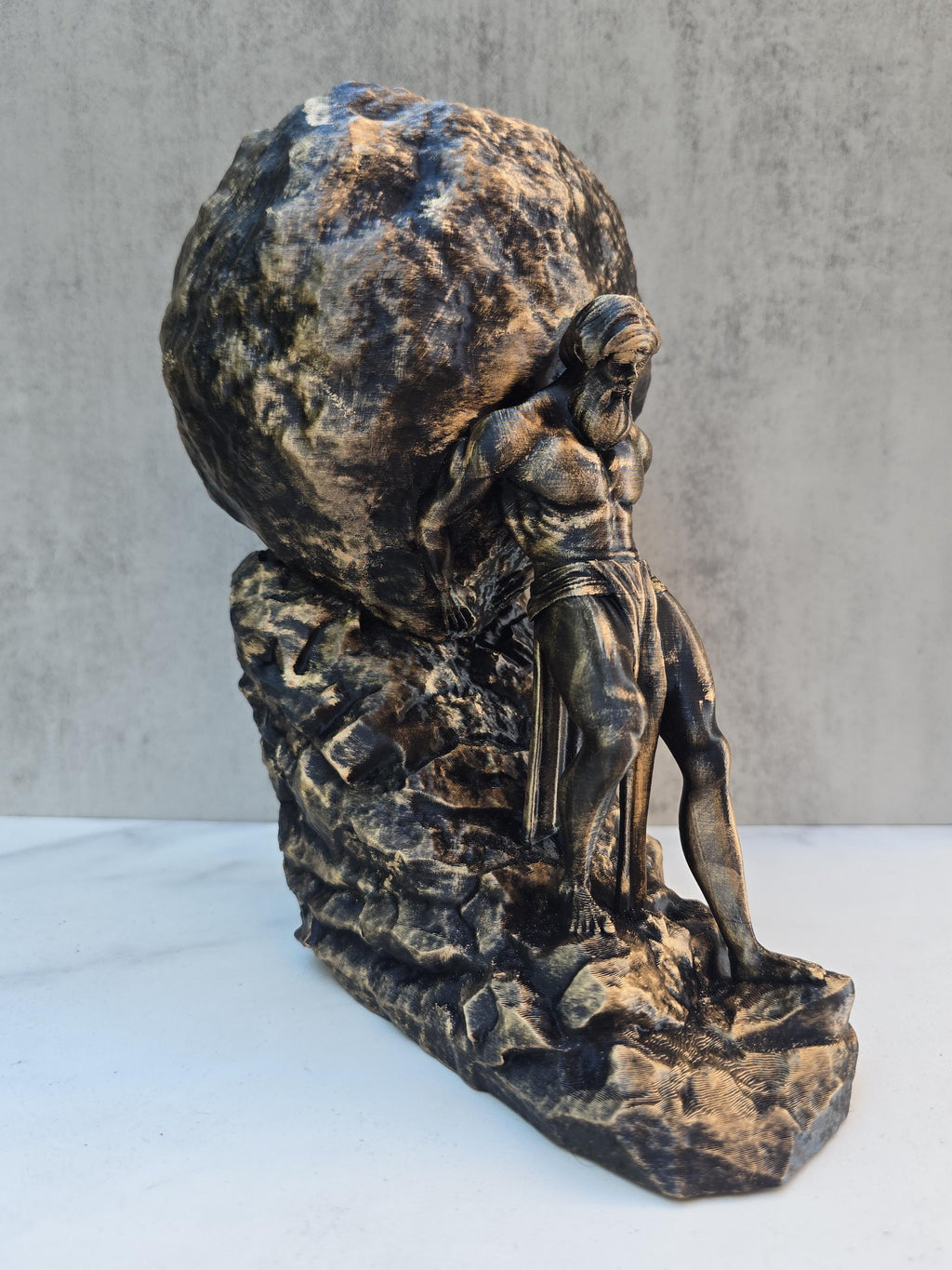 Sisyphus Statue