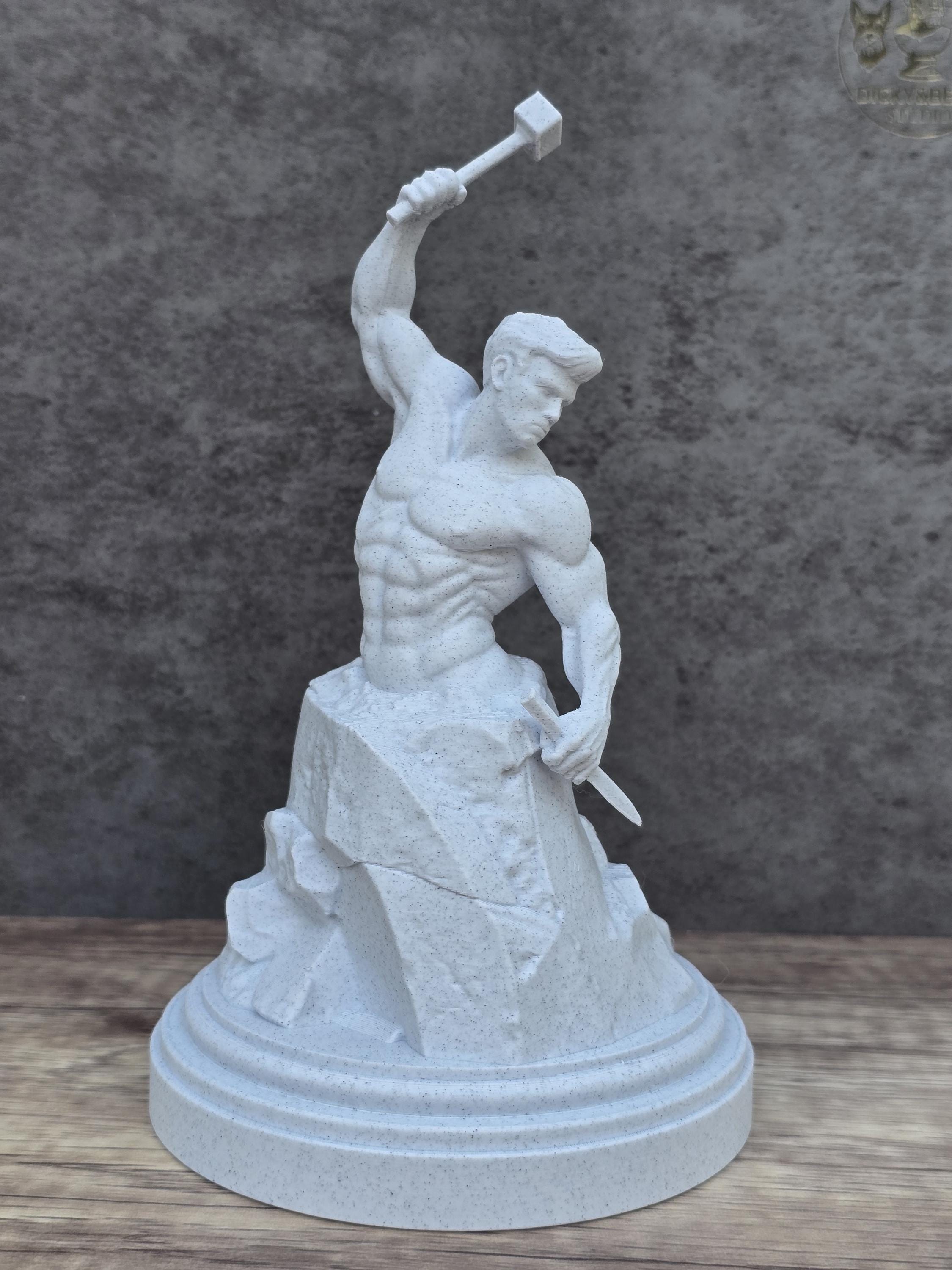 Self Made Man Statue