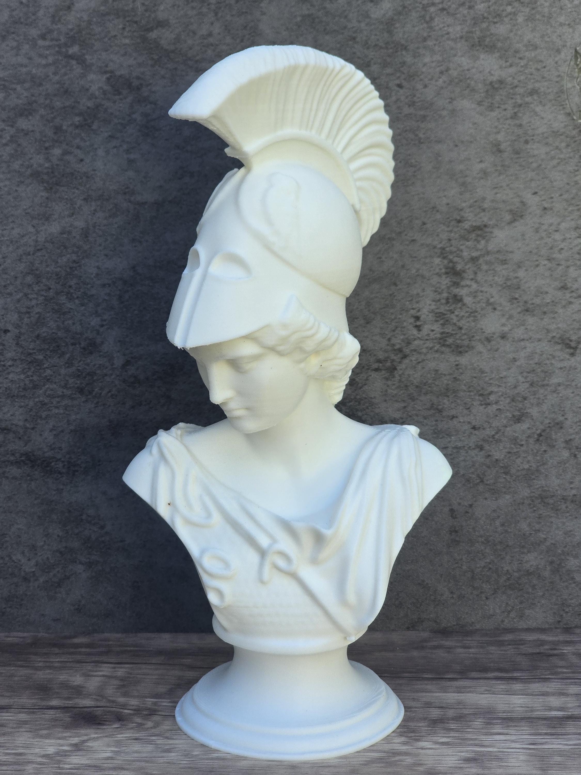 Athena Statue, Greek Goddess Gift, Athena Bust, Goddess Statue, Greek Statue, Greek Mythology Gift, 3D Printed Statue