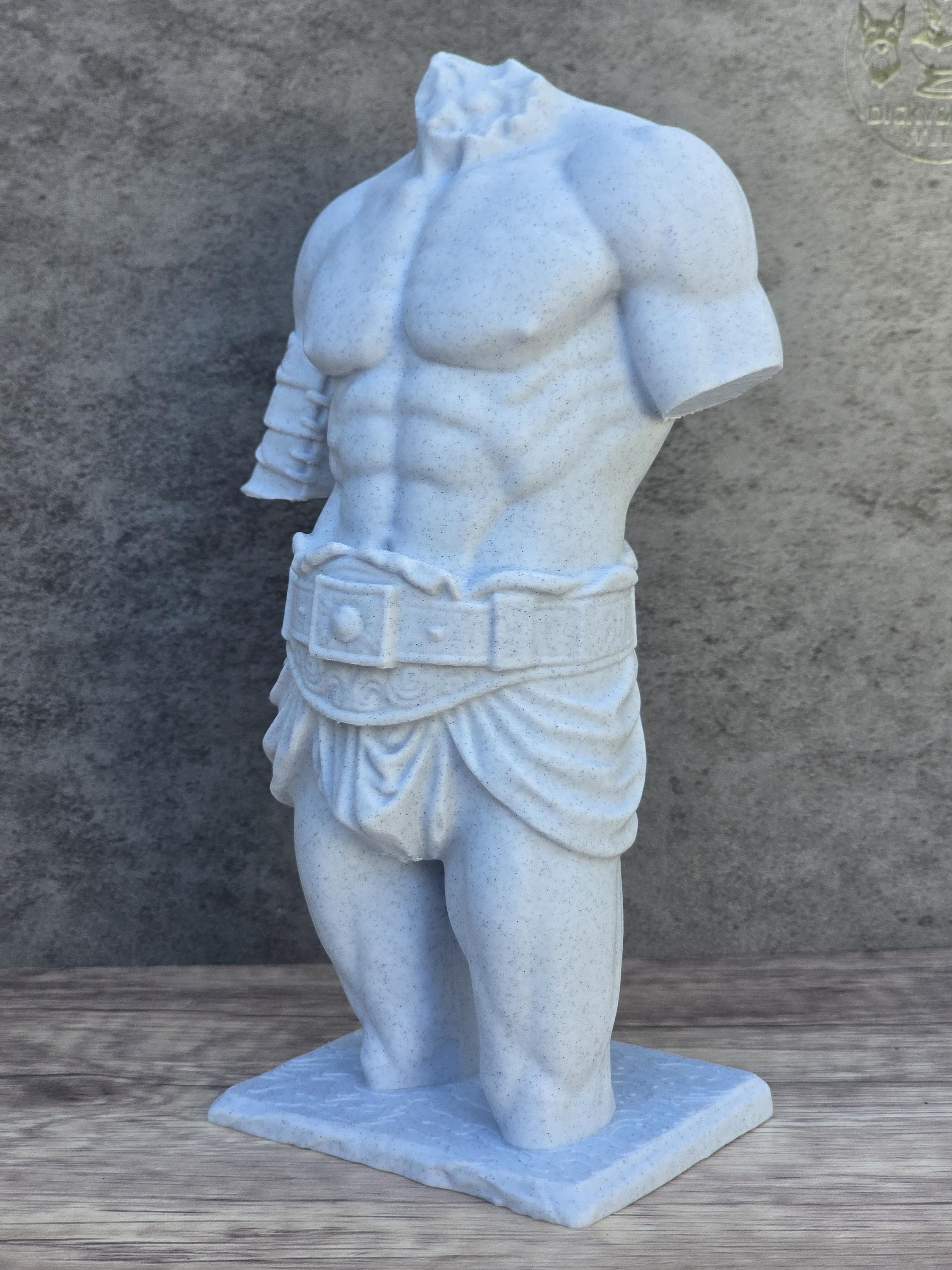 Roman Gladiator Torso Statue