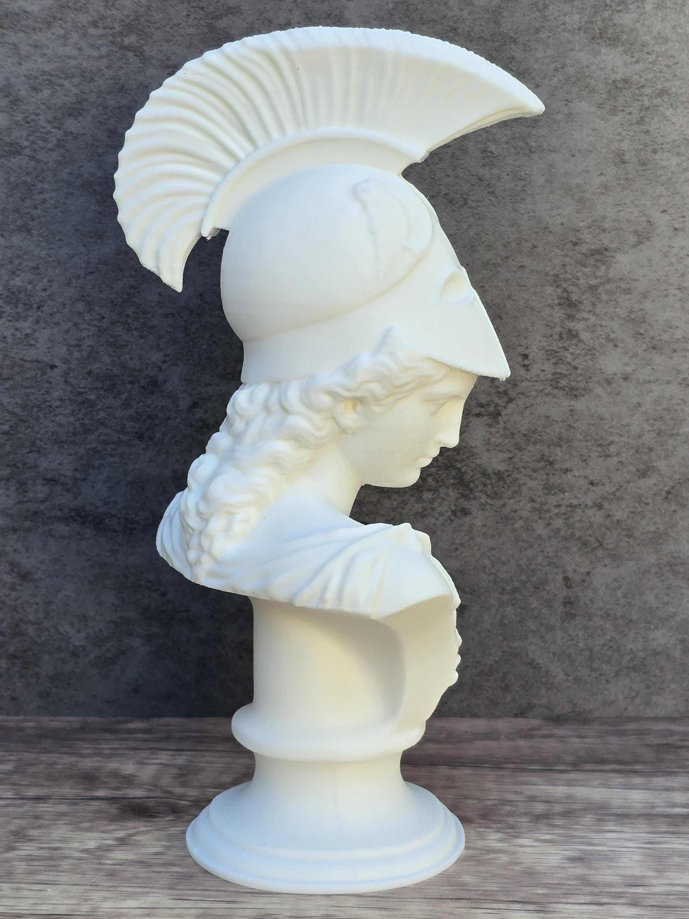 Athena Statue, Greek Goddess Gift, Athena Bust, Goddess Statue, Greek Statue, Greek Mythology Gift, 3D Printed Statue