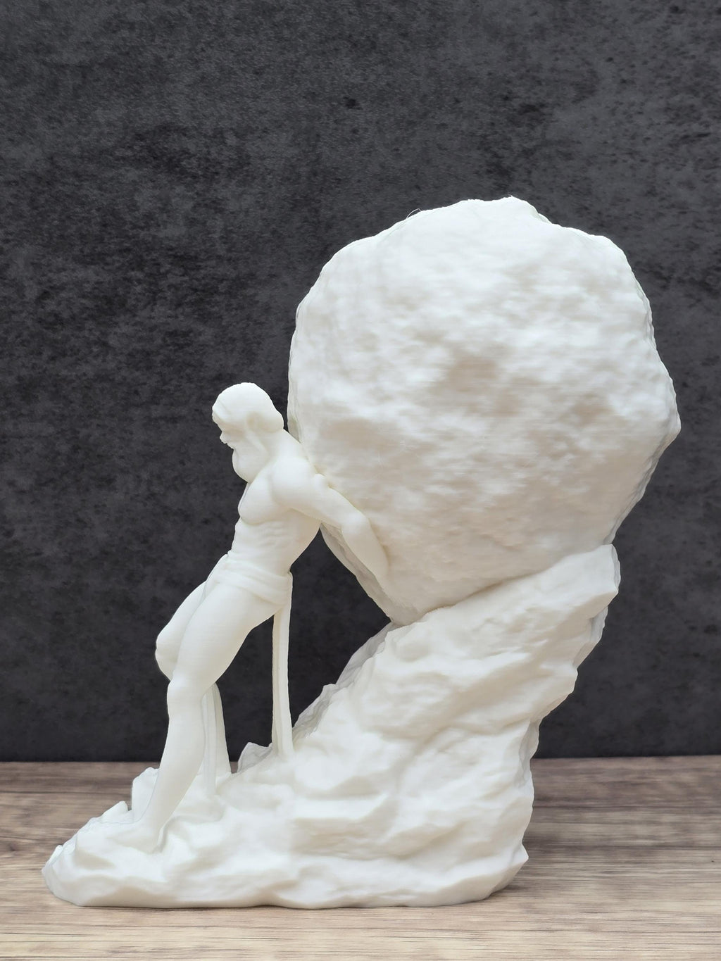 Sisyphus Statue