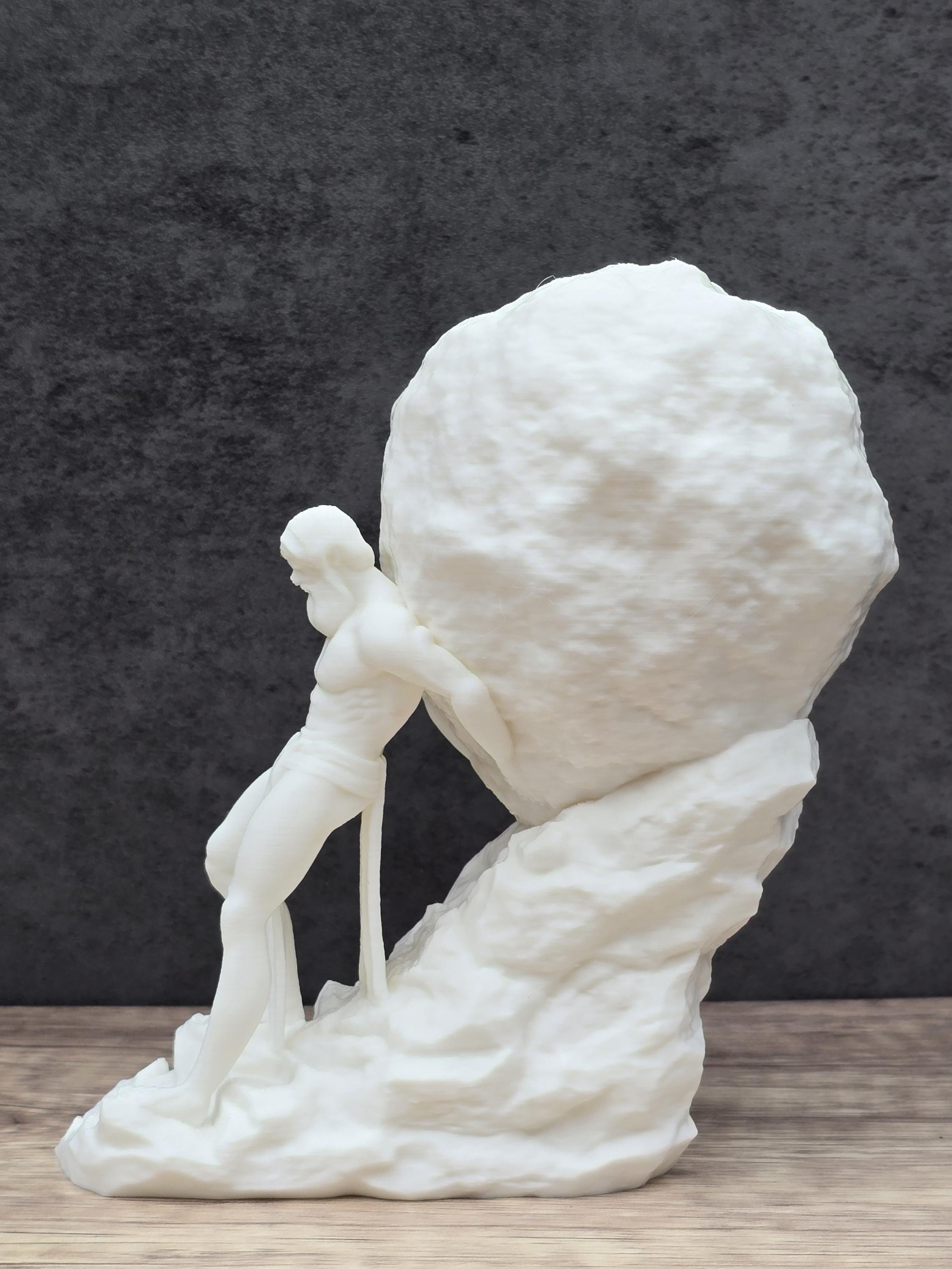 Sisyphus Statue