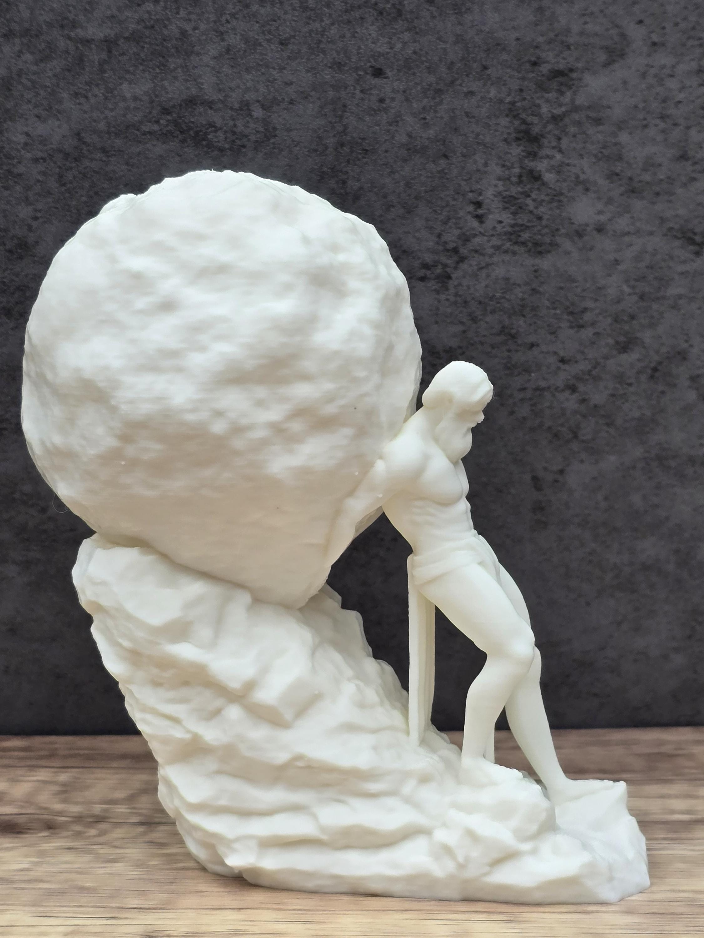 Sisyphus Statue