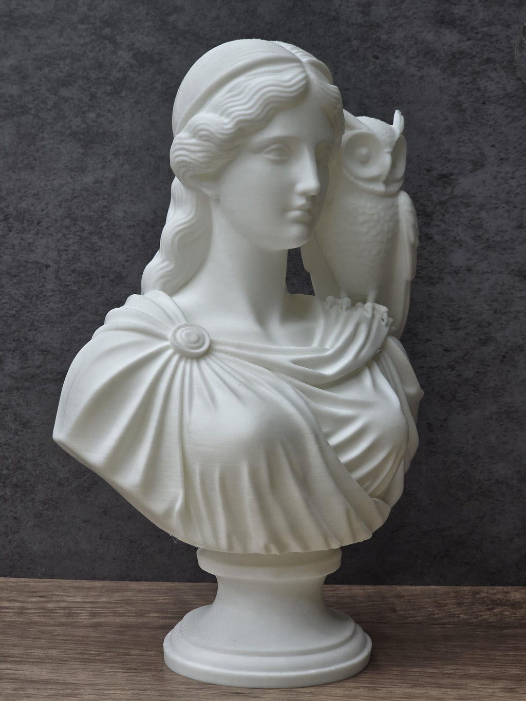 Athena Bust With Owl