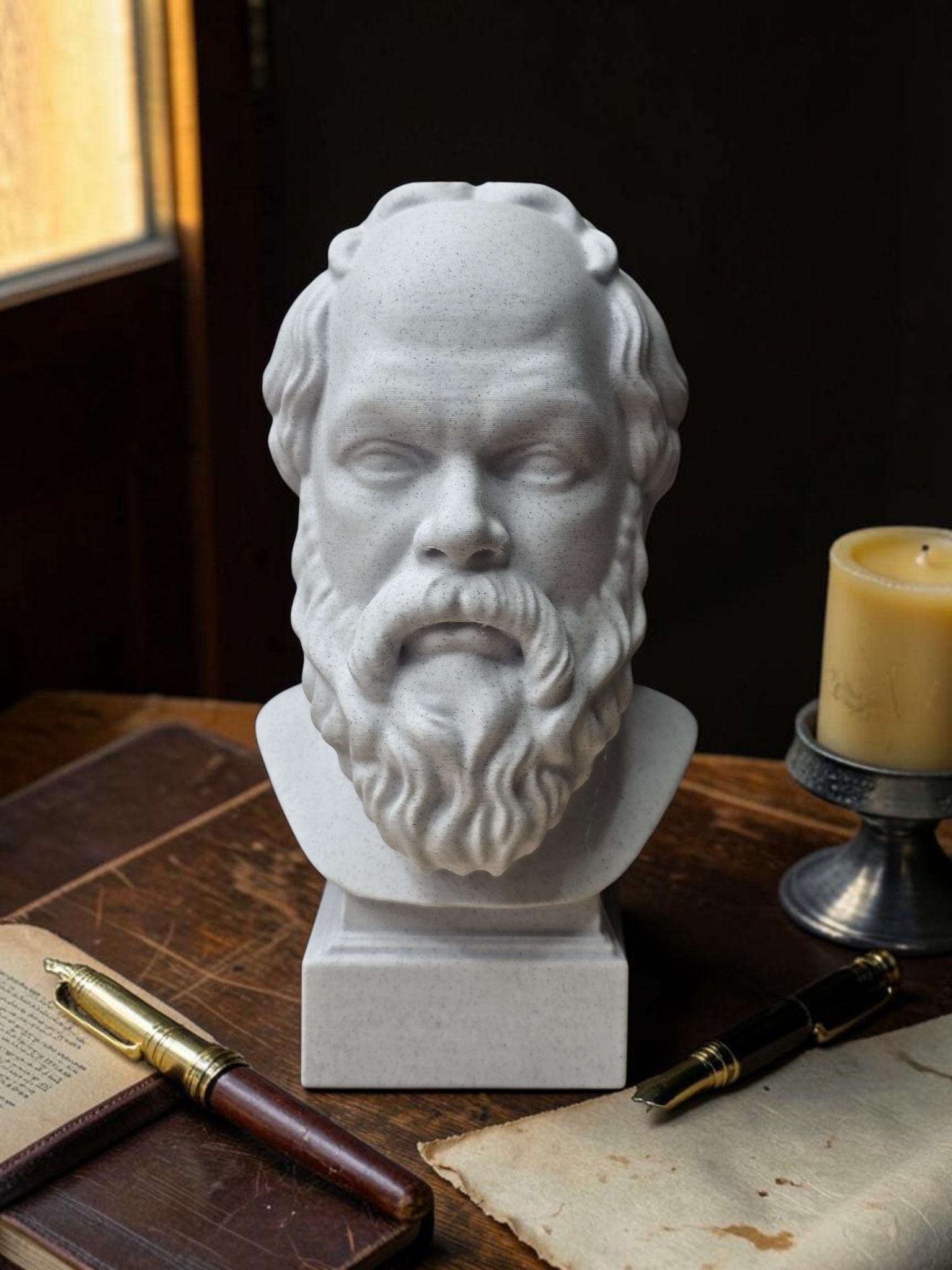 Socrates Bust Statue