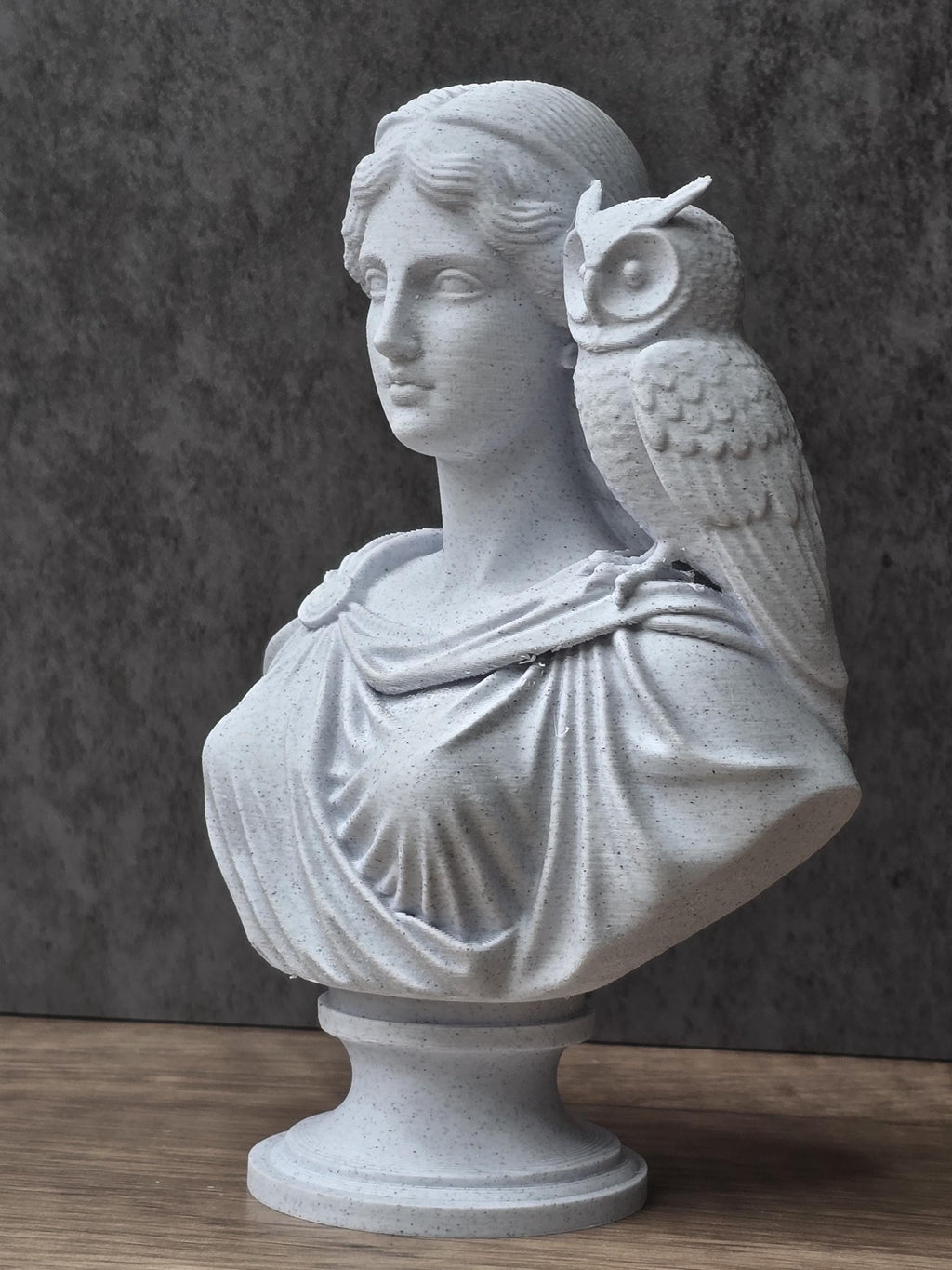Athena Bust With Owl
