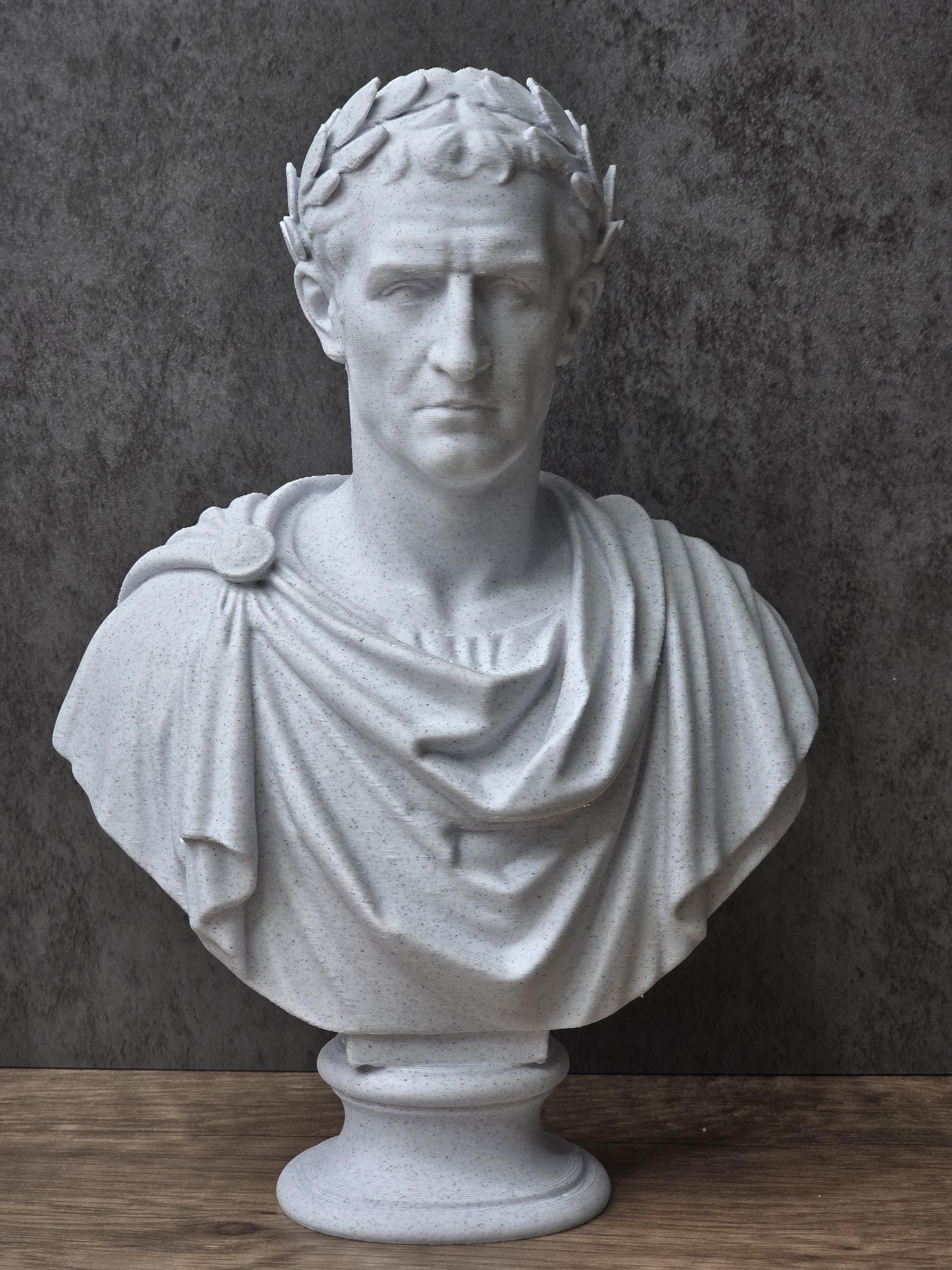 Julius Caesar Bust Statue