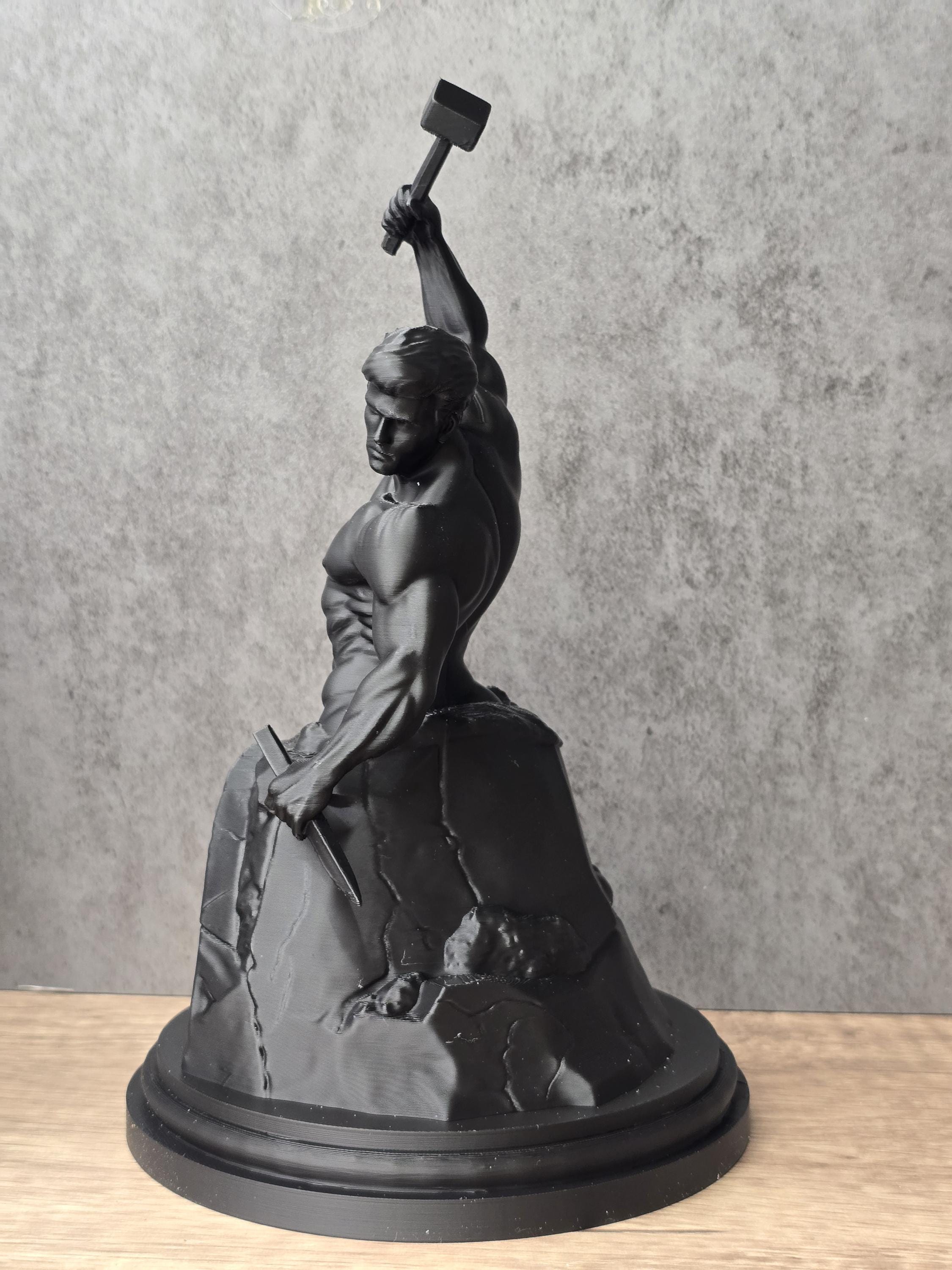 Self Made Man Statue