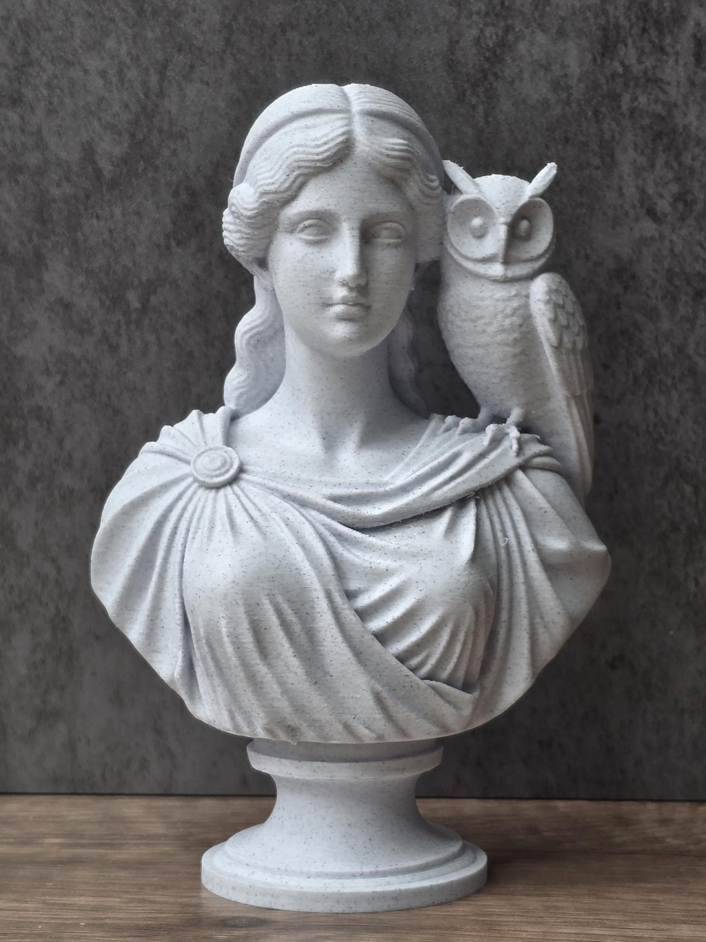 Athena Bust With Owl