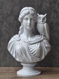 Athena Bust With Owl