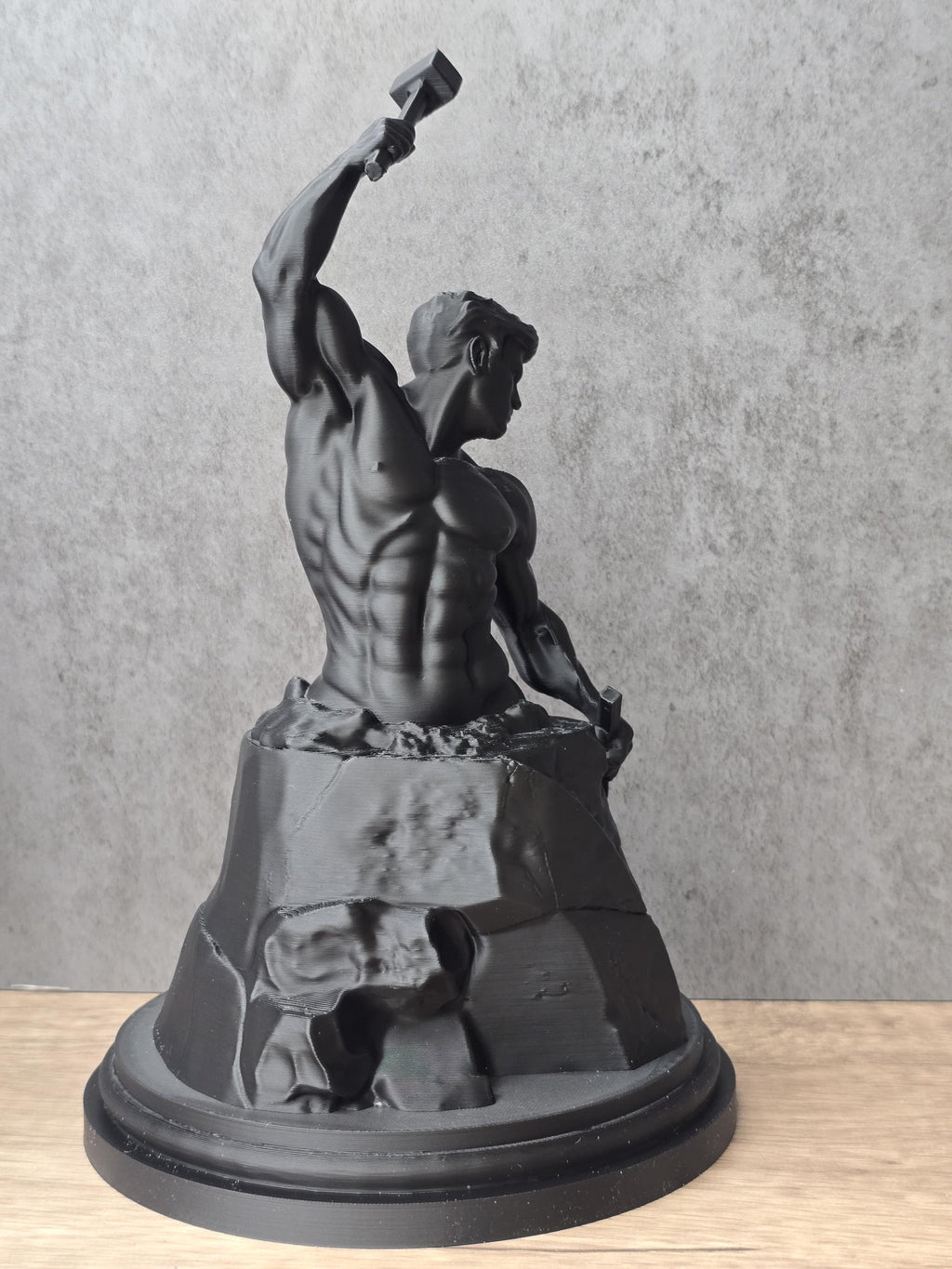 Self Made Man Statue