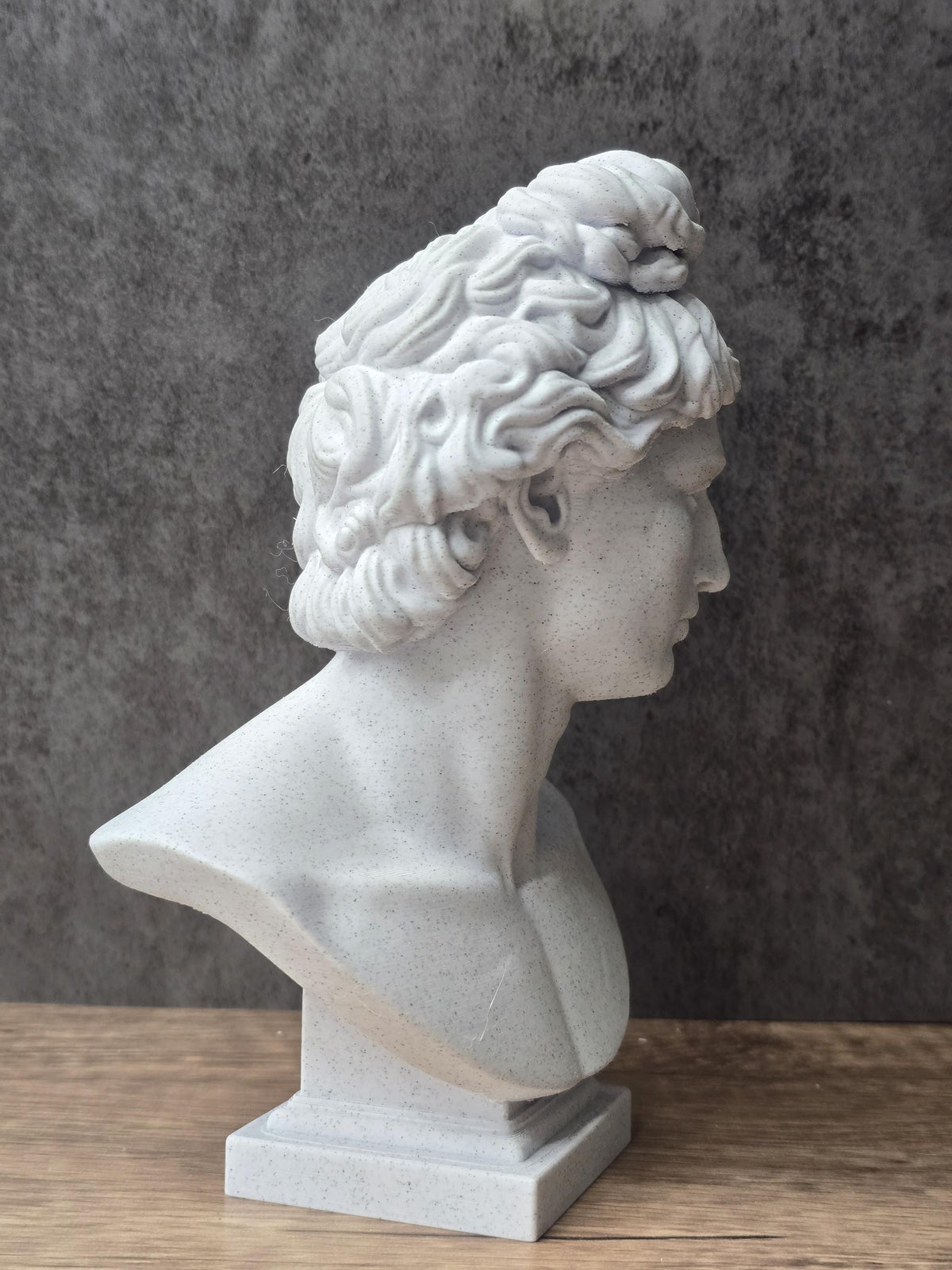 Apollo Bust Statue, Greek Sun God Sculpture, Ancient Mythology Decor