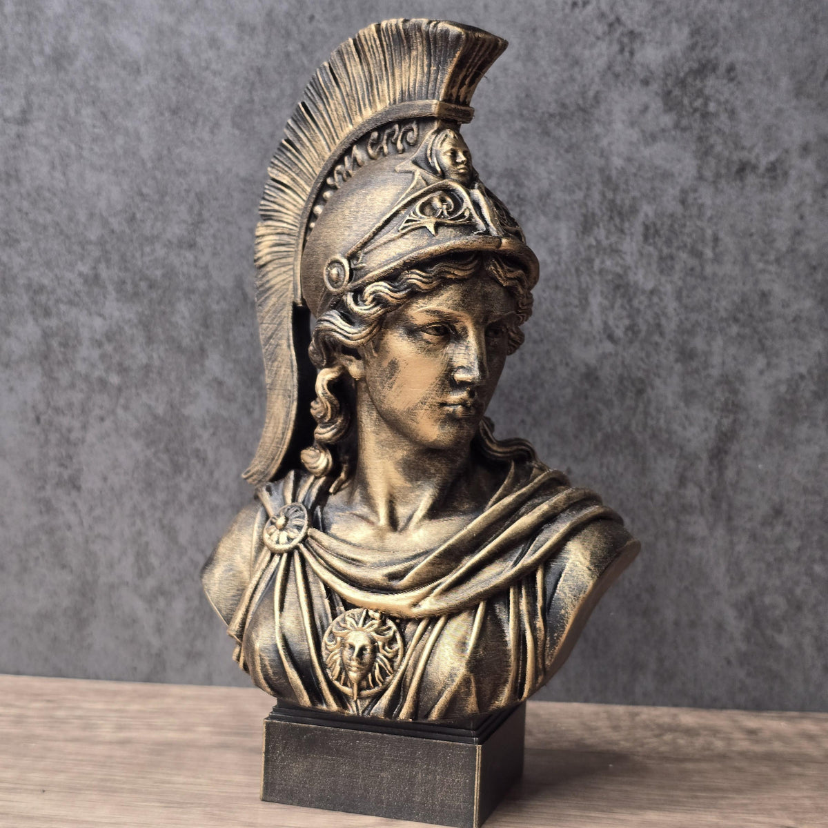 Athena Wisdom Bust, Greek Goddess Sculpture, Renaissance Art Decor Gift