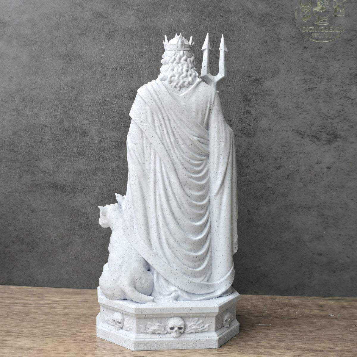 Hades Statue, Greek God of the Underworld Sculpture, Mythology Decor Gift