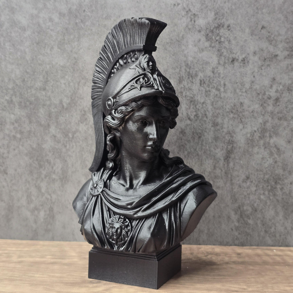 Athena Wisdom Bust, Greek Goddess Sculpture, Renaissance Art Decor Gift