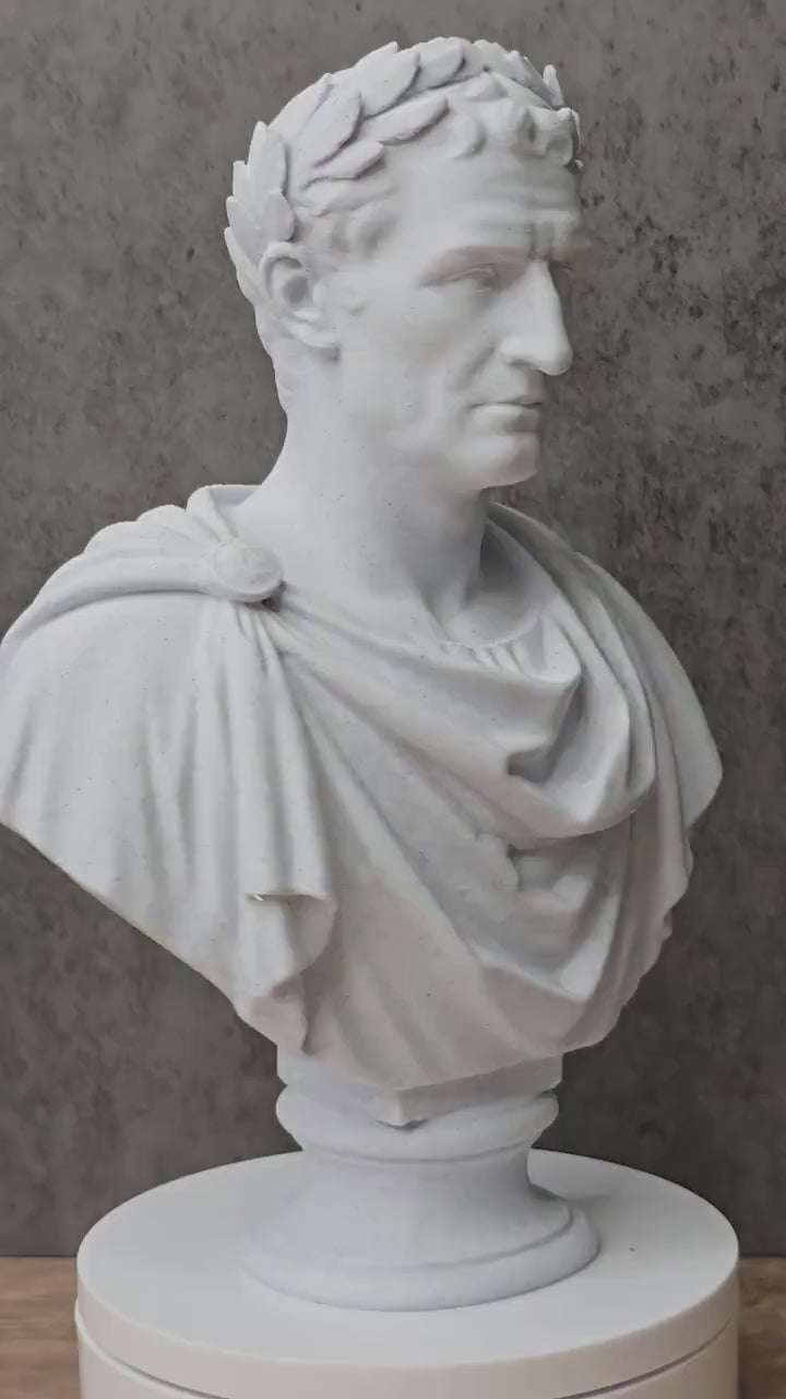 Julius Caesar Bust Statue