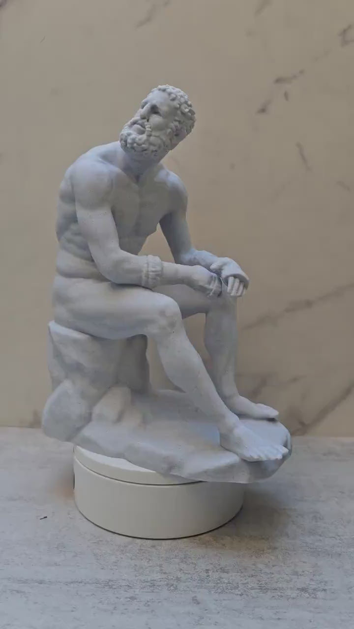 Boxer at Rest Statue